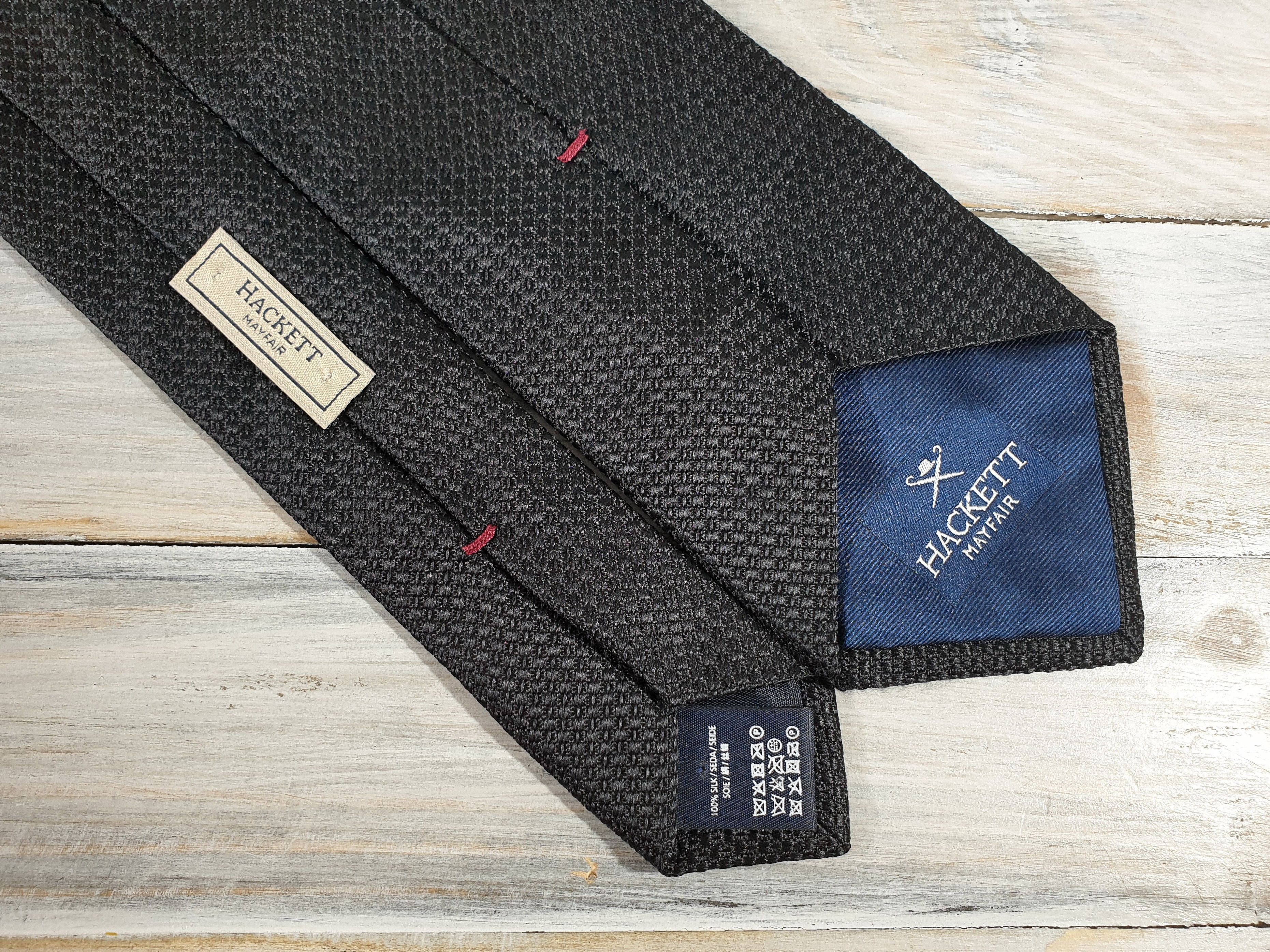 Hackett HACKETT Mayfair Tie Silk Necktie Made In Italy Luxury Brand Size ONE SIZE - 15 Thumbnail