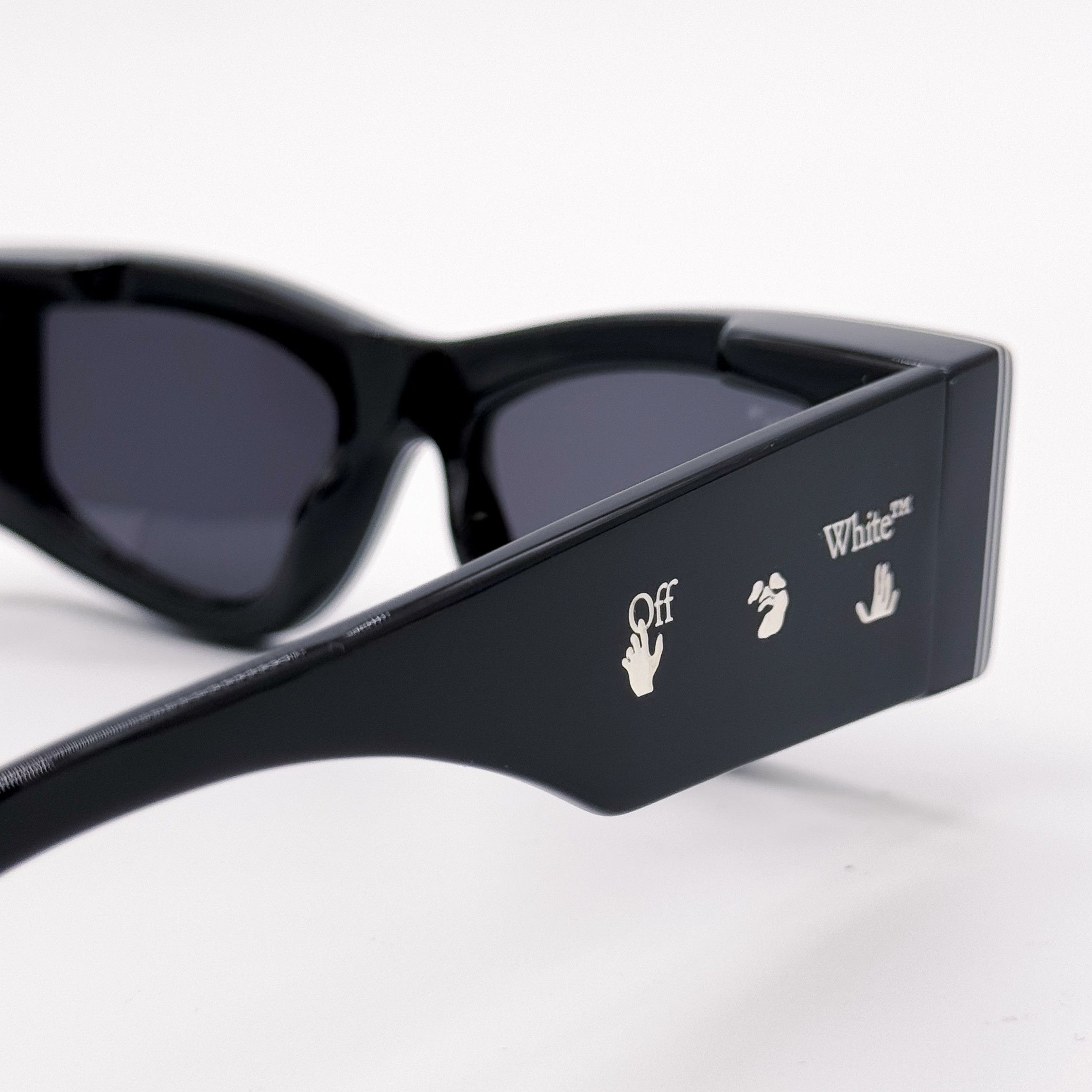 Off-White NEW OFF-WHITE ANDY 11007 BLACK UNISEX SUNGLASSES OFF-WHITE Size ONE SIZE - 9 Thumbnail