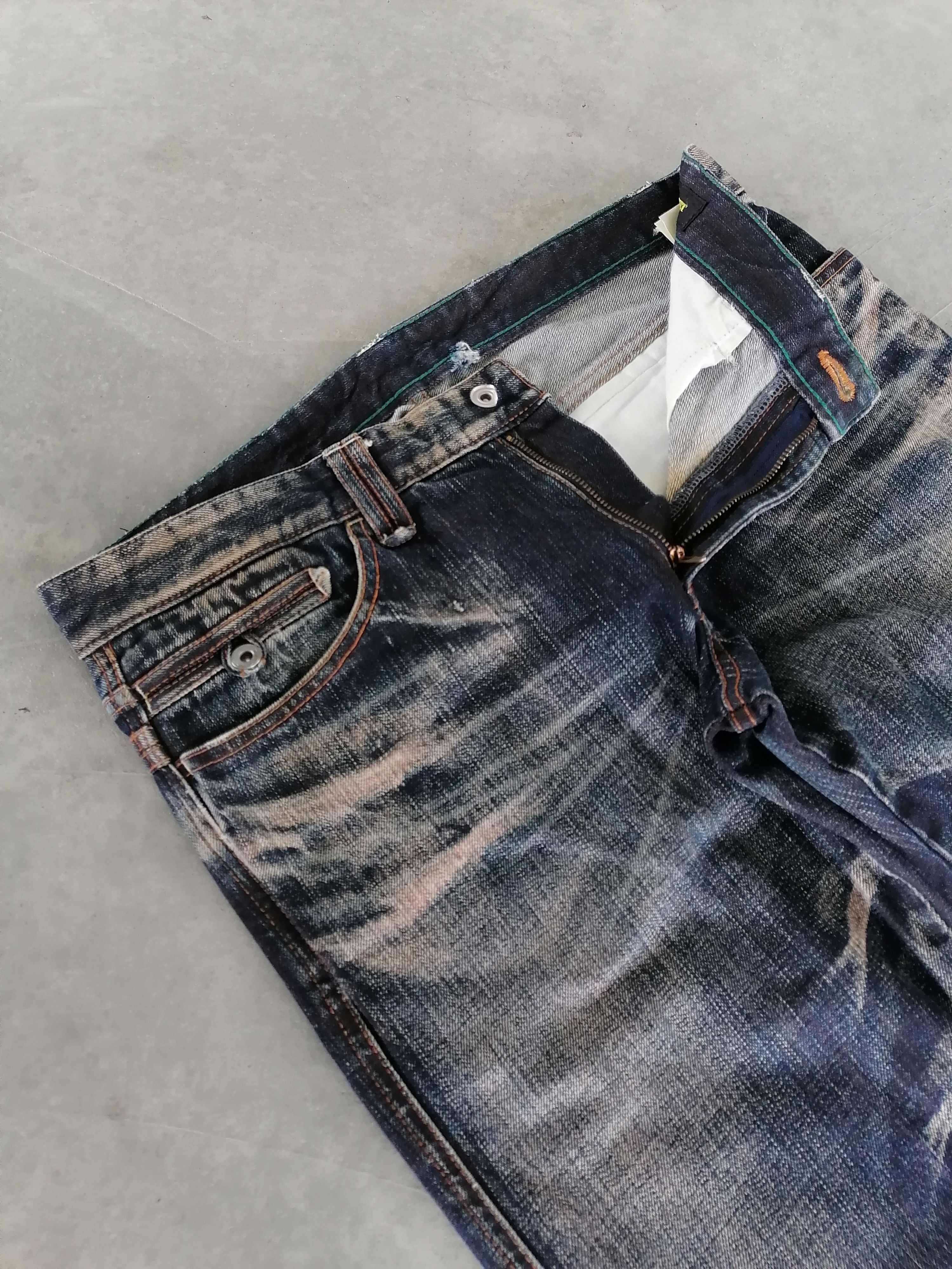 Hysteric Glamour × If Six Was Nine Flare Jeans High Street Claw Mark Distressed Denim Pants Size US 32 / EU 48 - 6 Thumbnail