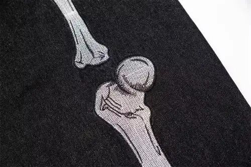 Vintage hiphop pattern skate jeans Size US 34 / EU 50 - 3 Thumbnail