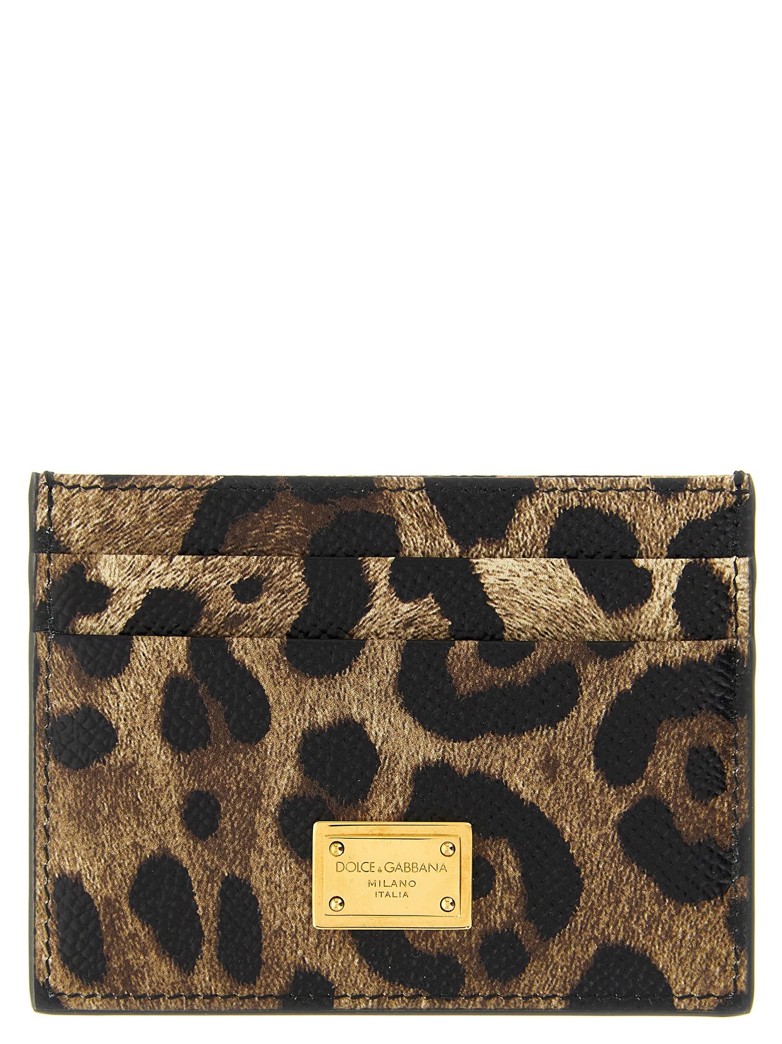 Dolce & Gabbana Animal print card holder Size ONE SIZE - 1 Thumbnail