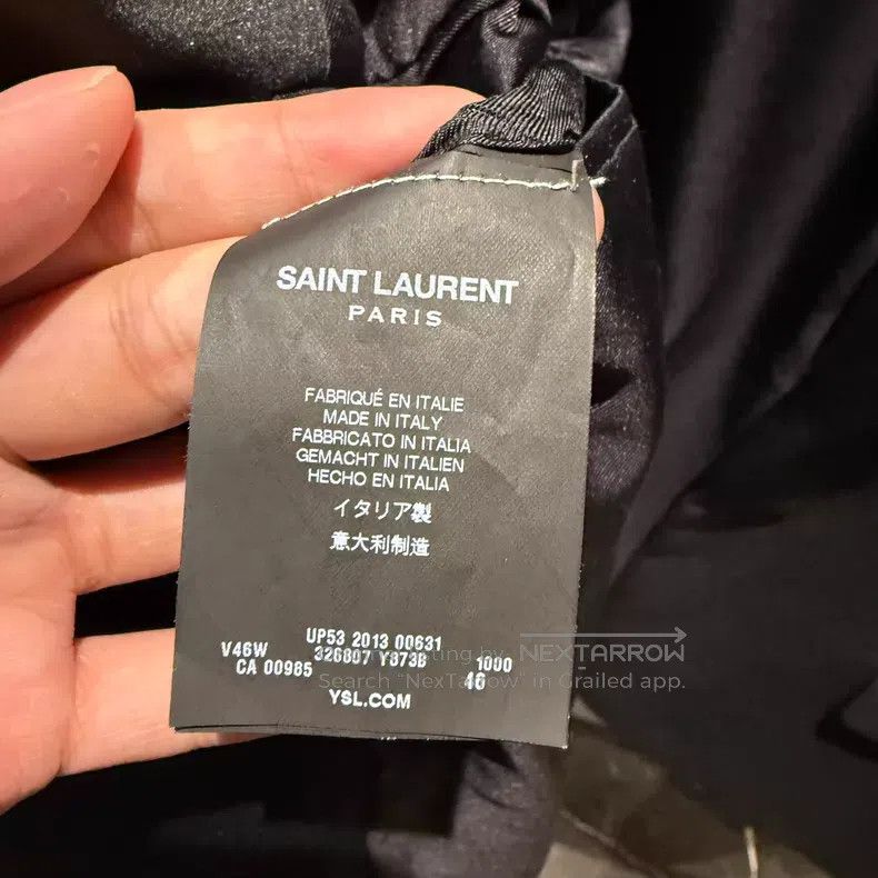 Saint Laurent Paris Saint Laurent Paris Contrasting Collar Smoking Suit i Size US S / EU 44-46 / 1 - 4 Thumbnail