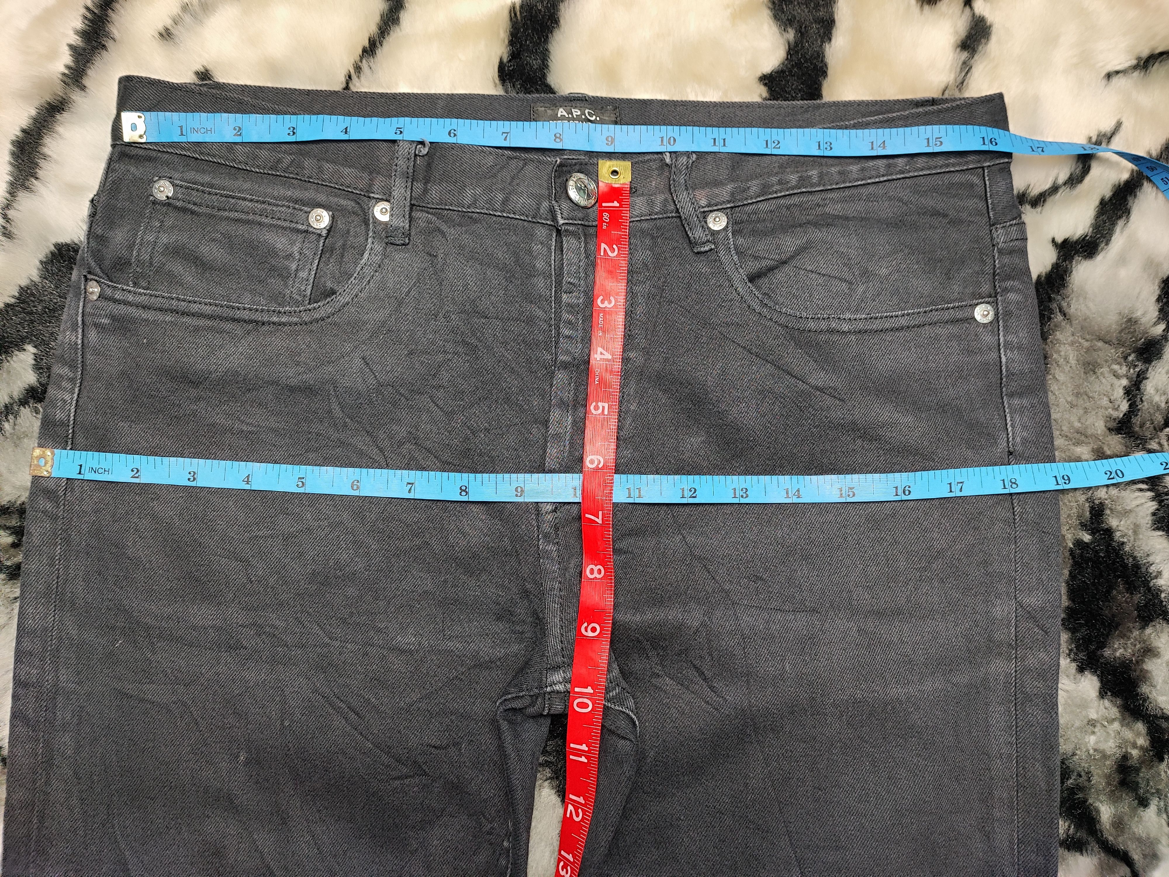 A.P.C. × JJJJound APC Petit Standard Black Jeans 32 Size US 32 / EU 48 - 6 Thumbnail