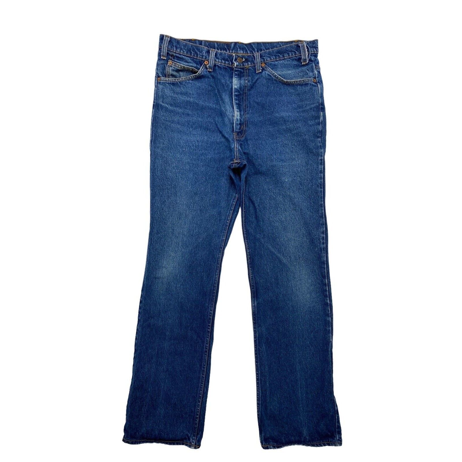 LEVIS Vintage Orange Tab Denim Blue Jeans 517 36 x 33