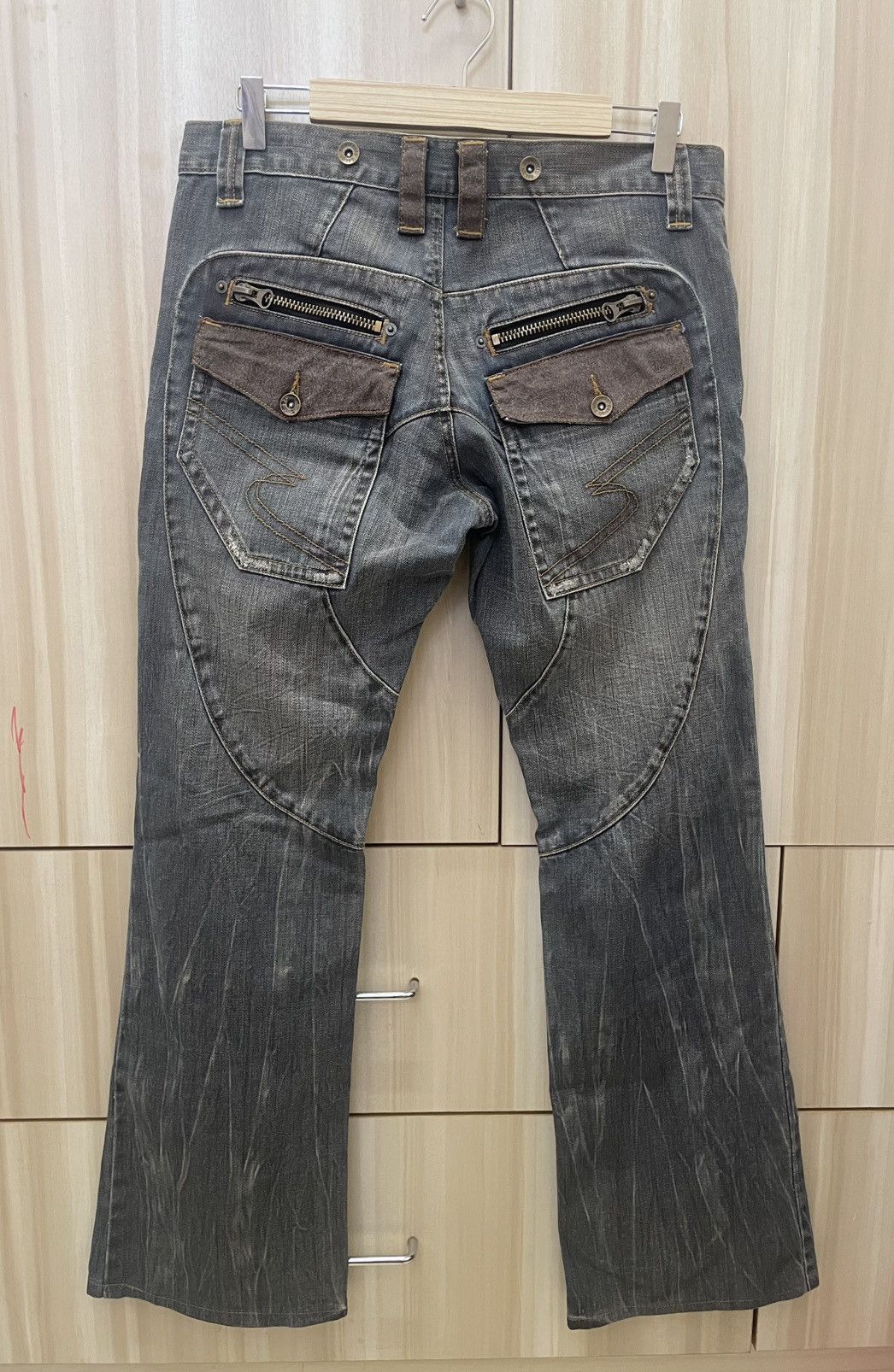 semanticdesign Japanese Brand Semantic Design Flare Jeans Size US 33 - 5 Thumbnail