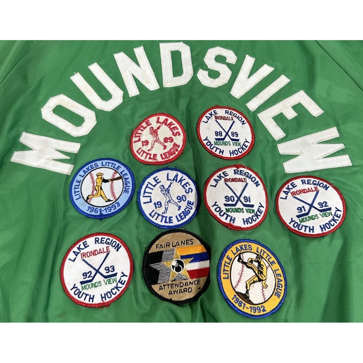 Vintage Vintage Moundsview Little League Baseball Hockey Varsity Bom Size US L / EU 52-54 / 3 - 4 Thumbnail