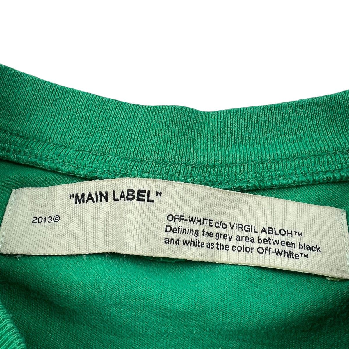 Off-White Off-White Caravaggio Back Green T Shirt Size US XS / EU 42 / 0 - 4 Thumbnail