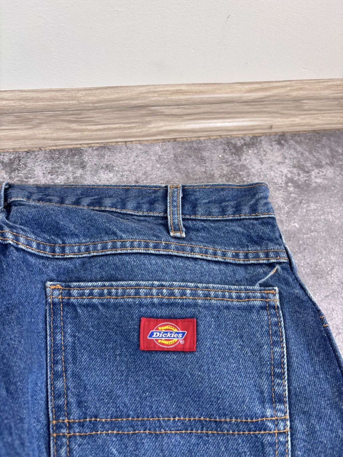 Dickies Dickies Men’s Denim Jeans Blue Regular Fit 9393RNB Size US 36 / EU 52 - 7 Thumbnail