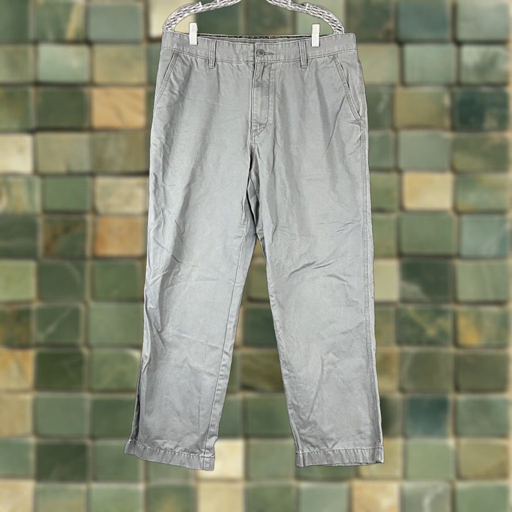 Nautica Nautica Chino Pants Men 36x29 Regular Gray Nautical Mens Size US 36 / EU 52 - 1 Thumbnail