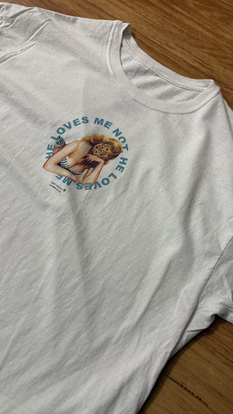 Vintage vintage lovers club t shirt He Loves Me. He Loves Me Not! XL Size US XL / EU 56 / 4 - 3 Thumbnail