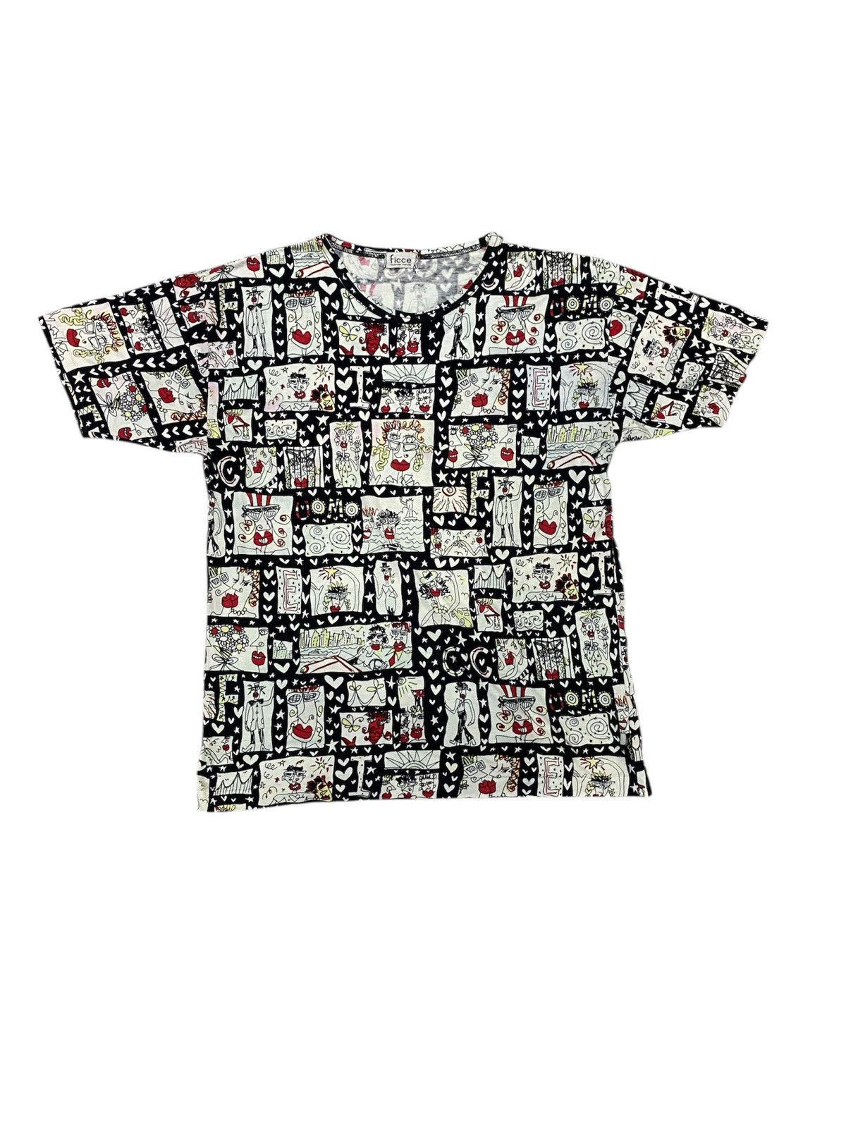Yoshiyuki Konishi 🔥1990s Ficce True love story tee Size US M / EU 48-50 / 2 - 1 Thumbnail