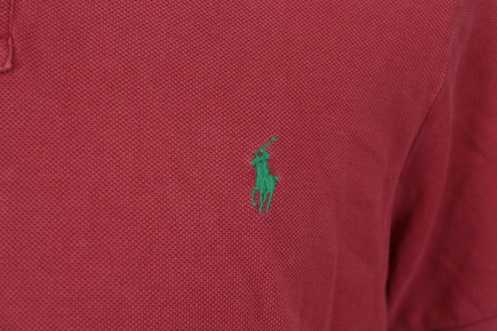 Designer Polo by Ralph Lauren Red Custom Fit Polo Shirt Size M Size US M / EU 48-50 / 2 - 4 Thumbnail