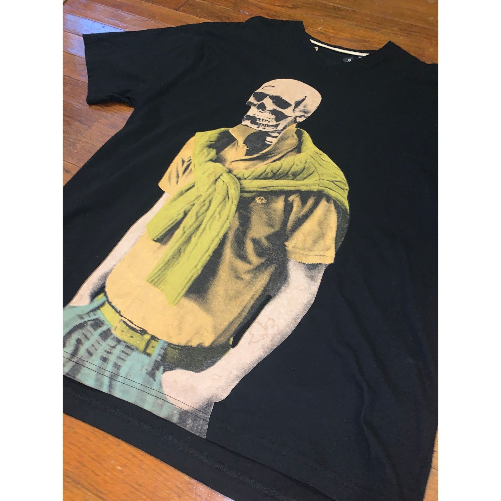Other Indigo Red Denim Co Skull Prep V-Neck T-Shirt Black XL Size US XL / EU 56 / 4 - 3 Thumbnail