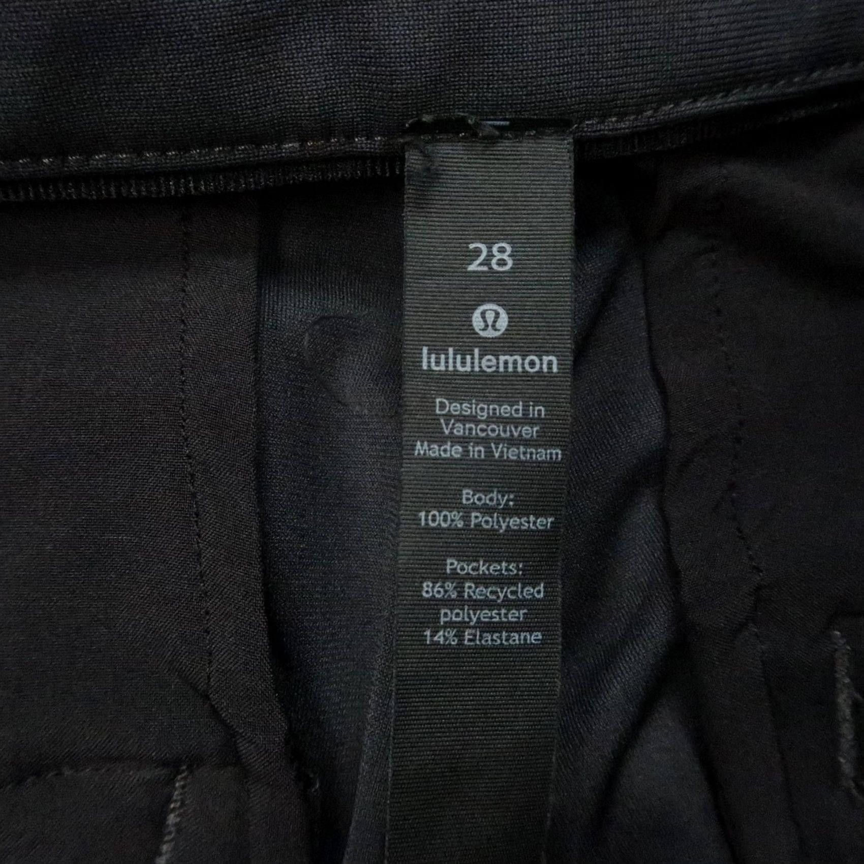 Lululemon Lululemon Pants Mens 28x30 Commission Slim Zip Pocket Trouser Chino Obsidian Size US 28 / EU 44 - 5 Thumbnail