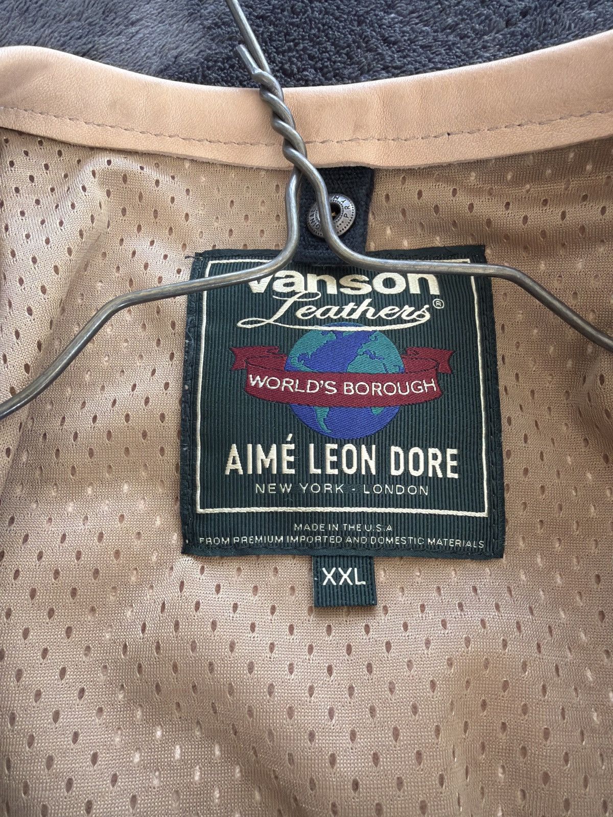 Aime Leon Dore × Vanson Leathers Aimé Leon Dore x Vanson Leathers Size US XXL / EU 58 / 5 - 10 Thumbnail