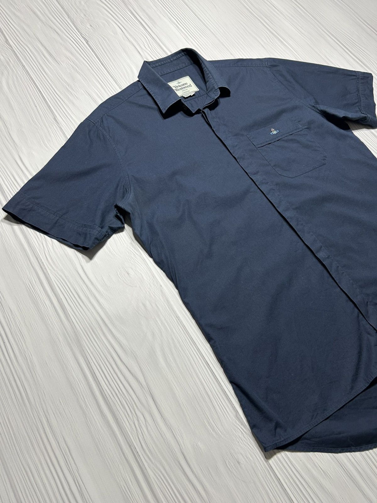 Vivienne Westwood Vivienne Westwood London Short Sleeve Shirt Size 52 Size US L / EU 52-54 / 3 - 3 Thumbnail