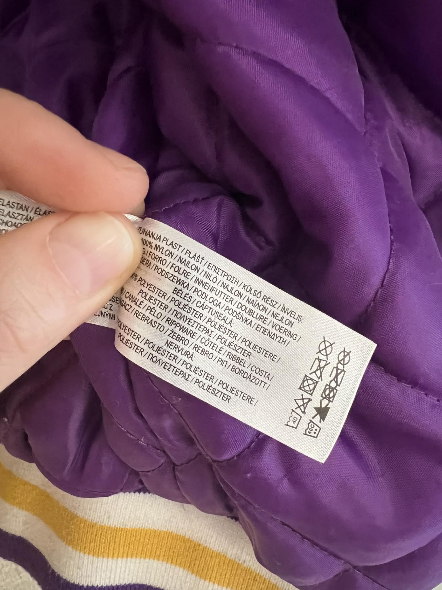 NBA Primark x NBA LA Lakers James 6 Varsity Bomber Jacket 💥 Size US XS / EU 42 / 0 - 7 Thumbnail