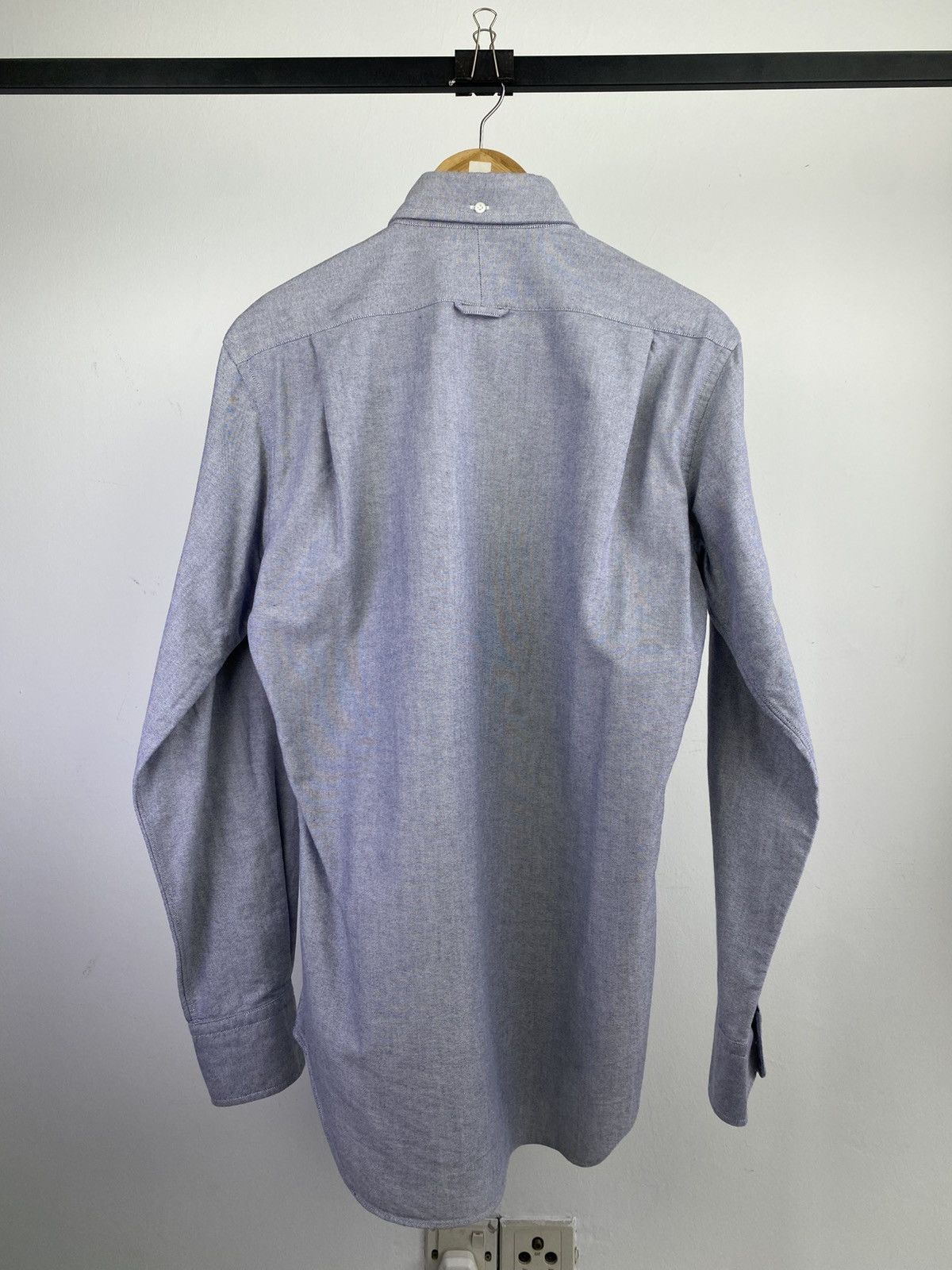 Thom Browne Thom Browne New York Light Blue Oxford Classic Shirt Size US M / EU 48-50 / 2 - 7 Thumbnail