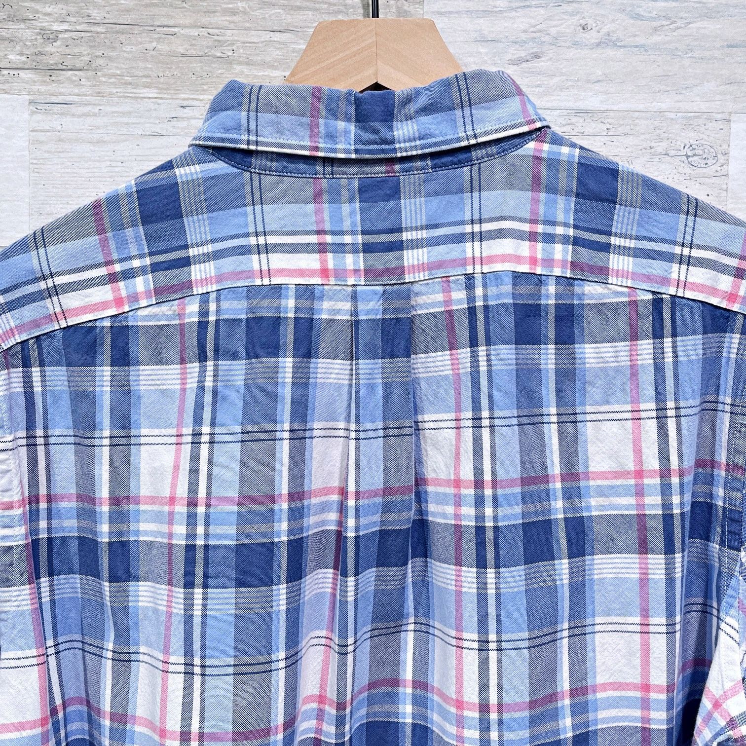 Vineyard Vines Vineyard Vines Slim Oxford Tucker Shirt Blue White Plaid L Size US L / EU 52-54 / 3 - 4 Thumbnail