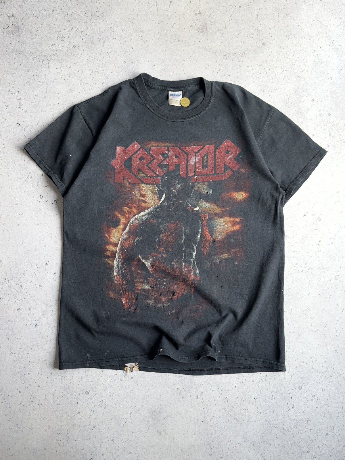 Band Tees Vintage 2000’s Kreator Thrash Metal Band Tour Faded Tee Size US L / EU 52-54 / 3 - 1 Thumbnail