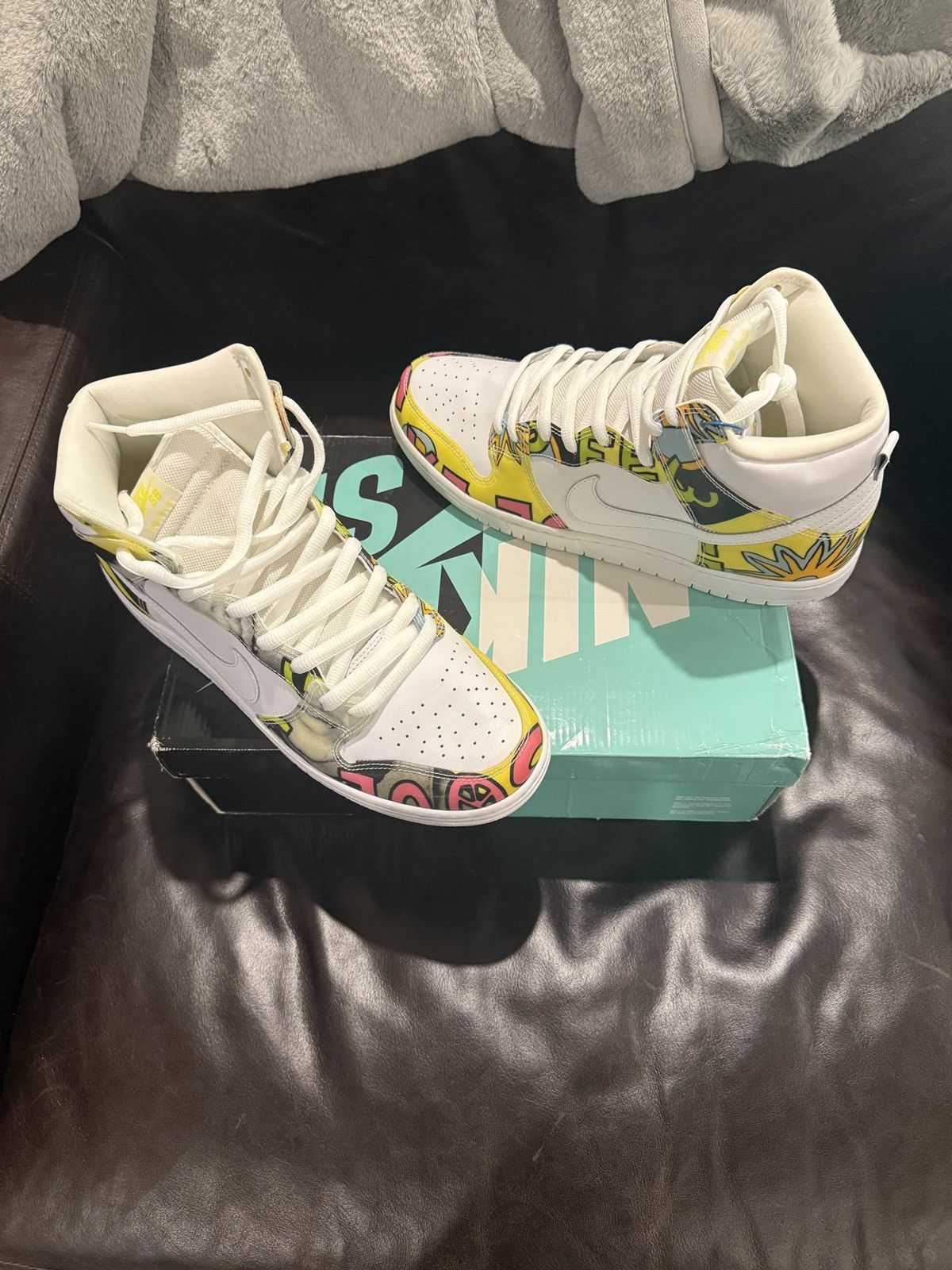 Nike Nike SB Dunk High De La Soul (2015) Size 13M DS OG ALL Size US 13 / EU 46 - 12 Thumbnail