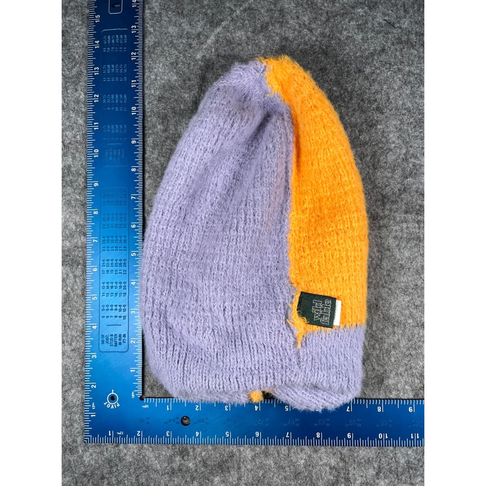 Vintage Wild Fable Beanie Women One Size Purple Yellow Knit Nylon Polyester NEW Size ONE SIZE - 6 Thumbnail