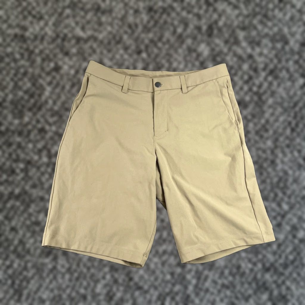 Lululemon Lululemon Commission Shorts Men 32 Tan Warpstreme Golf 11” LM7A83S Size US 32 / EU 48 - 1 Thumbnail