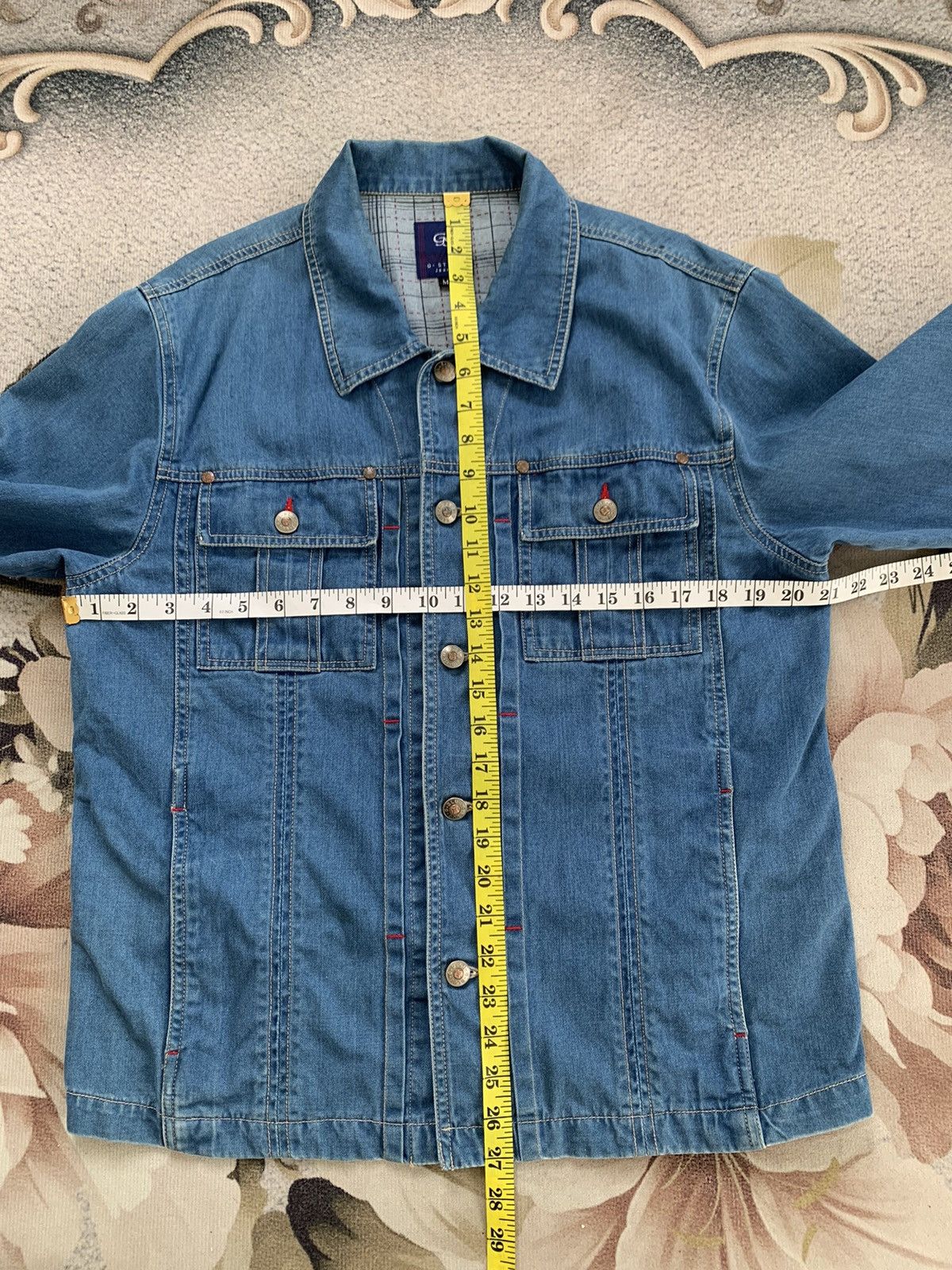 Japanese Brand GS G-Stage Jeans Pleated Centre Style Jacket Size US M / EU 48-50 / 2 - 11 Thumbnail