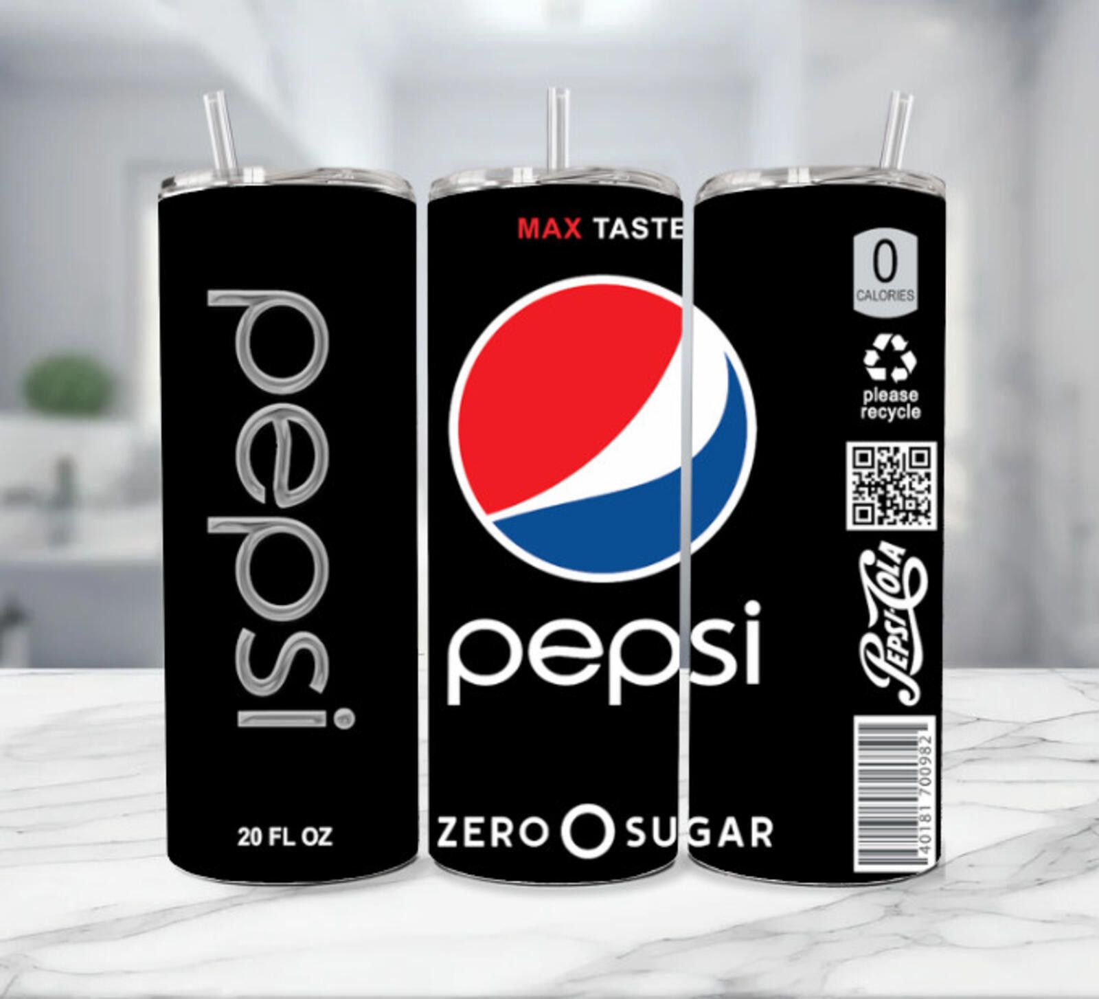 Other Pepsi Zero Sugar Energy Drink Stainless Steel (20 fl Oz) Size ONE SIZE - 1 Thumbnail