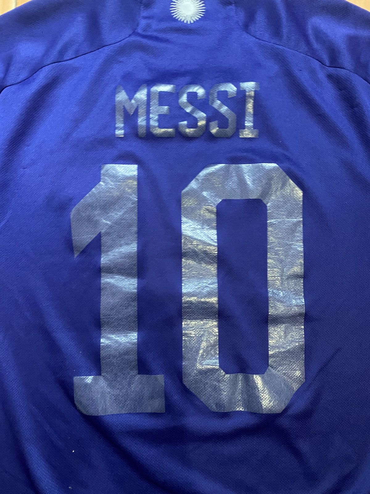 Adidas Adidas Argentina 2022 World Cup #10 Messi Away Shirt Jersey Size US S / EU 44-46 / 1 - 7 Thumbnail