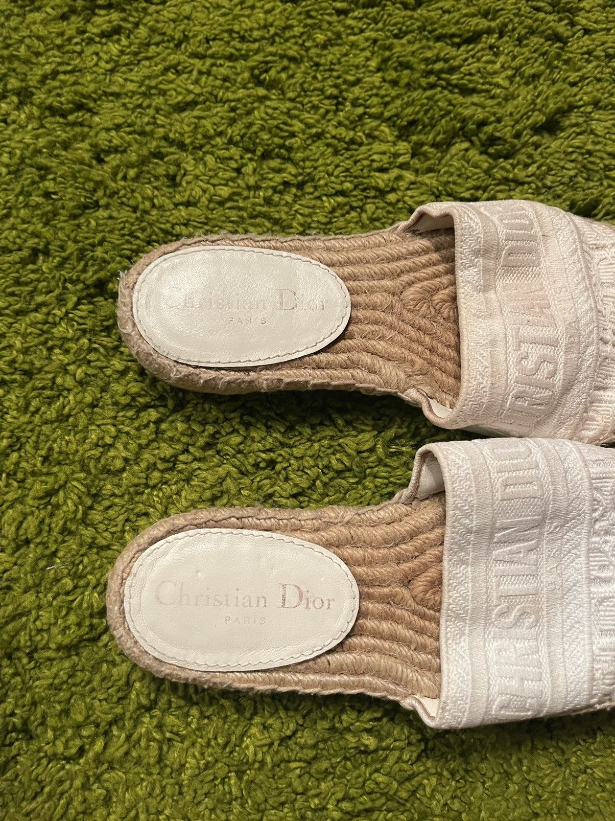 Christian Dior Monsieur × Designer Christian Dior monogram espadrille flats mules Size US 6.5 / IT 36.5 - 4 Thumbnail