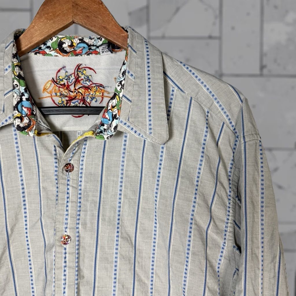 Robert Graham Robert Graham Long Sleeve Button-Down Shirt XL Mens Multicolor Button-Down Collar Size US XL / EU 56 / 4 - 1 Thumbnail