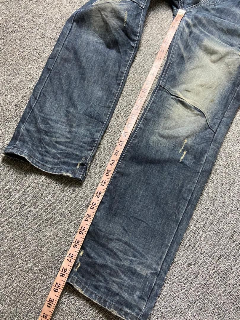 Japanese Brand MOA Denim Brand Zipper Punk Style Tailored Jeans (197) Size US 29 - 8 Thumbnail