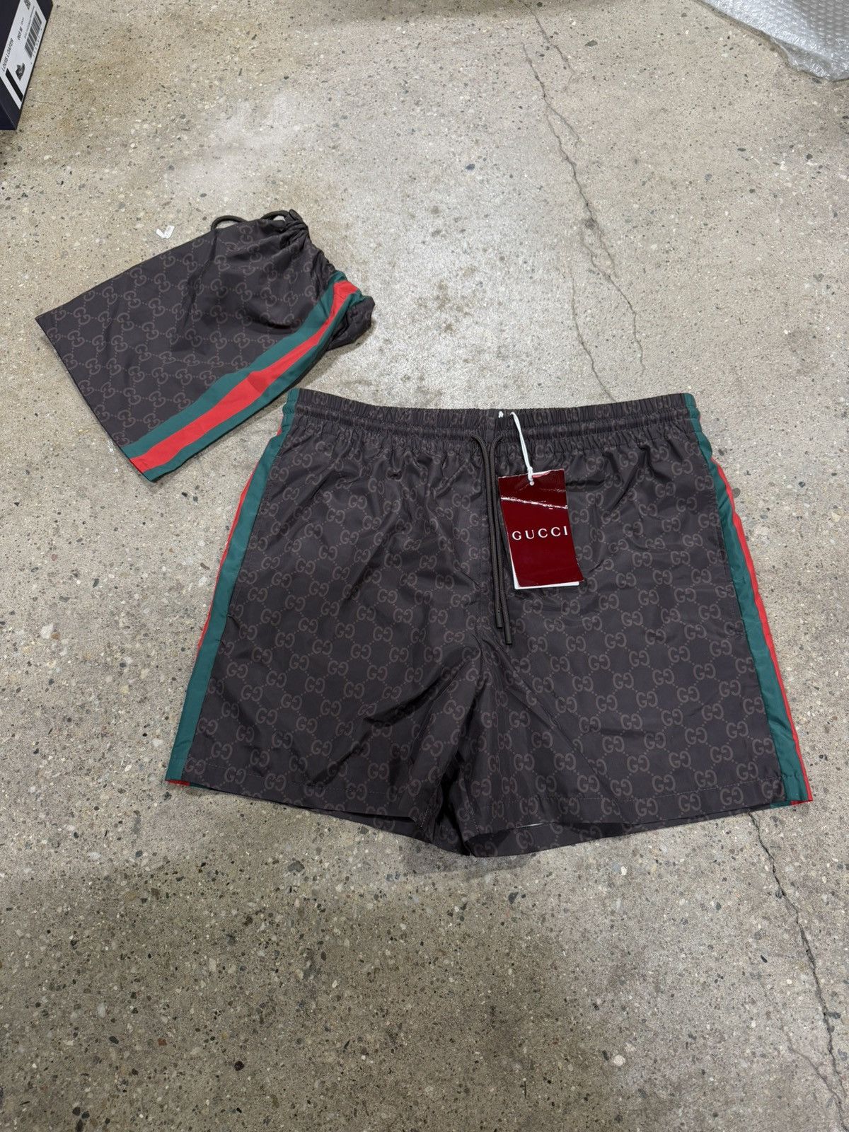Gucci Gucci GG Monogram Swim Shorts NEW 1000$ Size US 32 / EU 48 - 1 Thumbnail