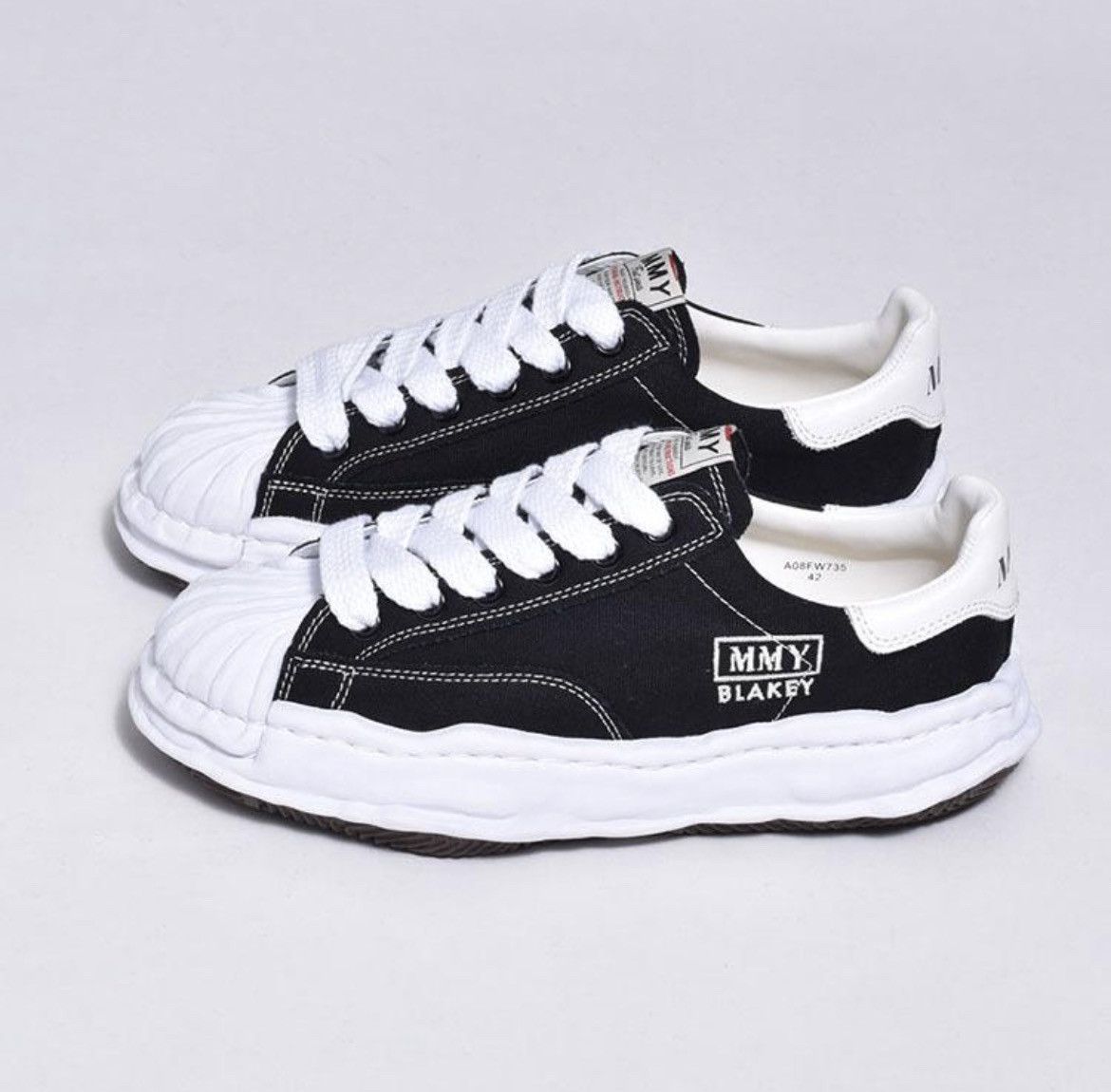 Maison MIHARA YASUHIRO MIHARA YASUHIRO shoes blakey original sole canvas Low-Top 42 Size US 9 / EU 42 - 4 Thumbnail