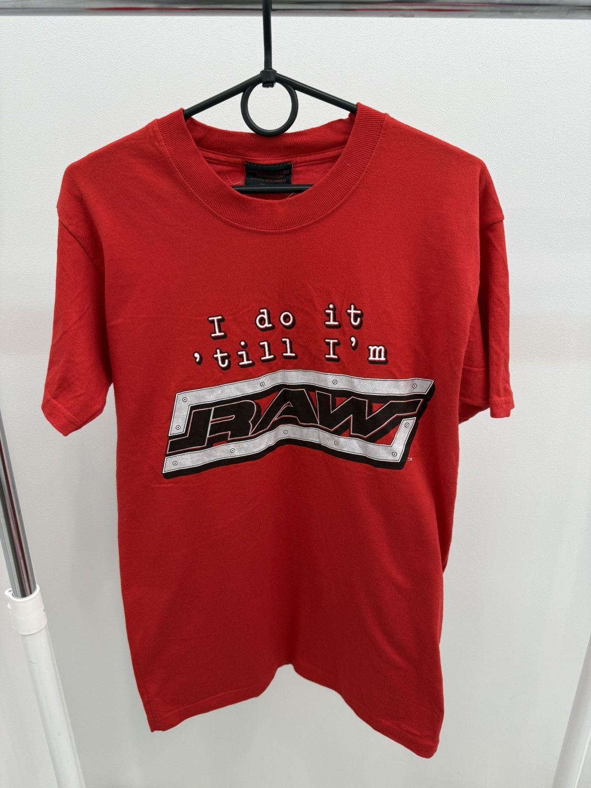 Vintage Vintage WWE Raw Printed Promo Merch Tee T-Shirt Size US S / EU 44-46 / 1 - 1 Thumbnail