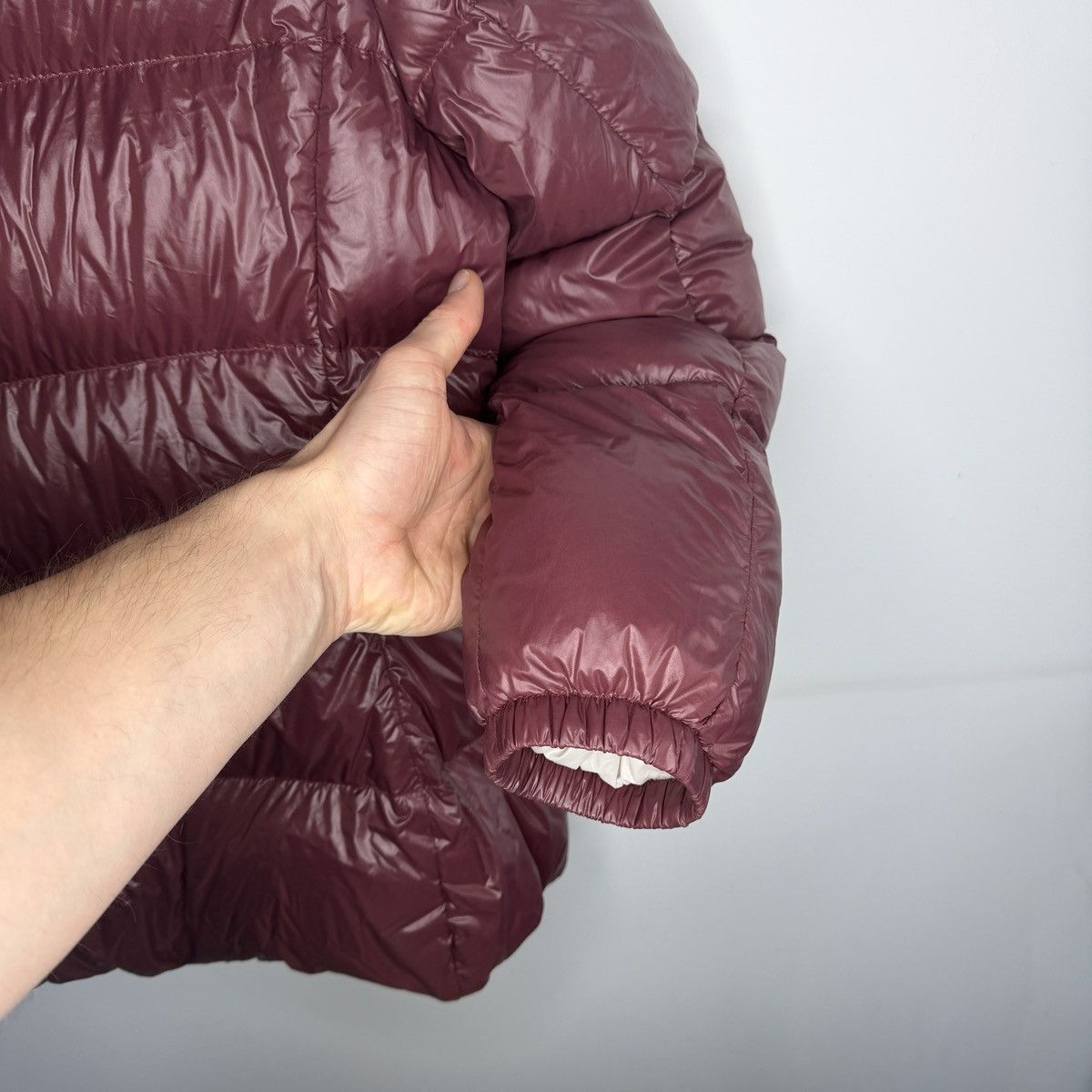 Prada Prada Milano Puffer Down Jacket Re-Nylon Archive Burgundy Size US M / EU 48-50 / 2 - 11 Thumbnail