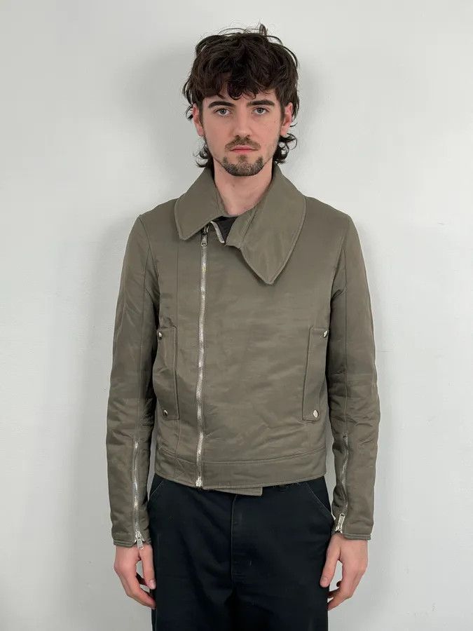 Yves Saint Laurent FW2012 Yves Saint Laurent Classy Olive Perfecto Jacket Size US S / EU 44-46 / 1 - 1 Thumbnail