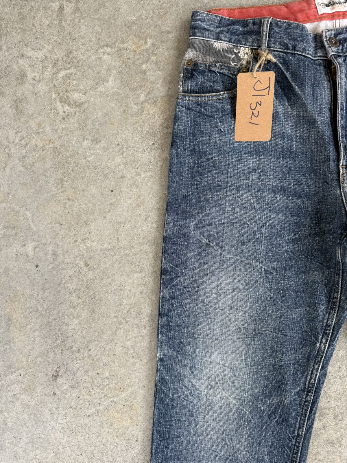 Karakuri Tamashii Karakuri Tamashii Embroidered Multipocket Distressed Size US 31 - 4 Thumbnail