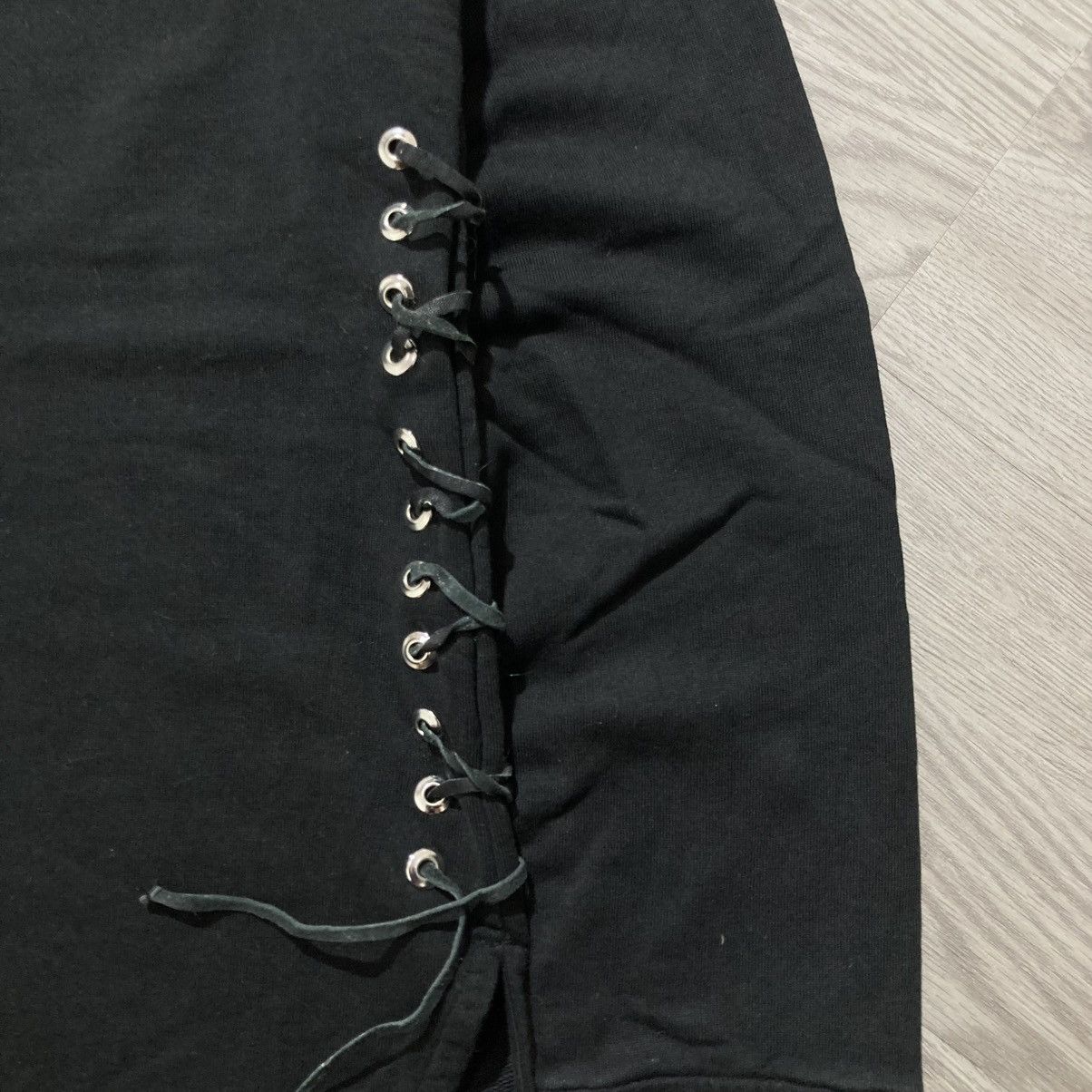 20471120 2000s Les Hommes Grunge Gothic Punk Style Fur Hoodie Black Size US L / EU 52-54 / 3 - 5 Thumbnail