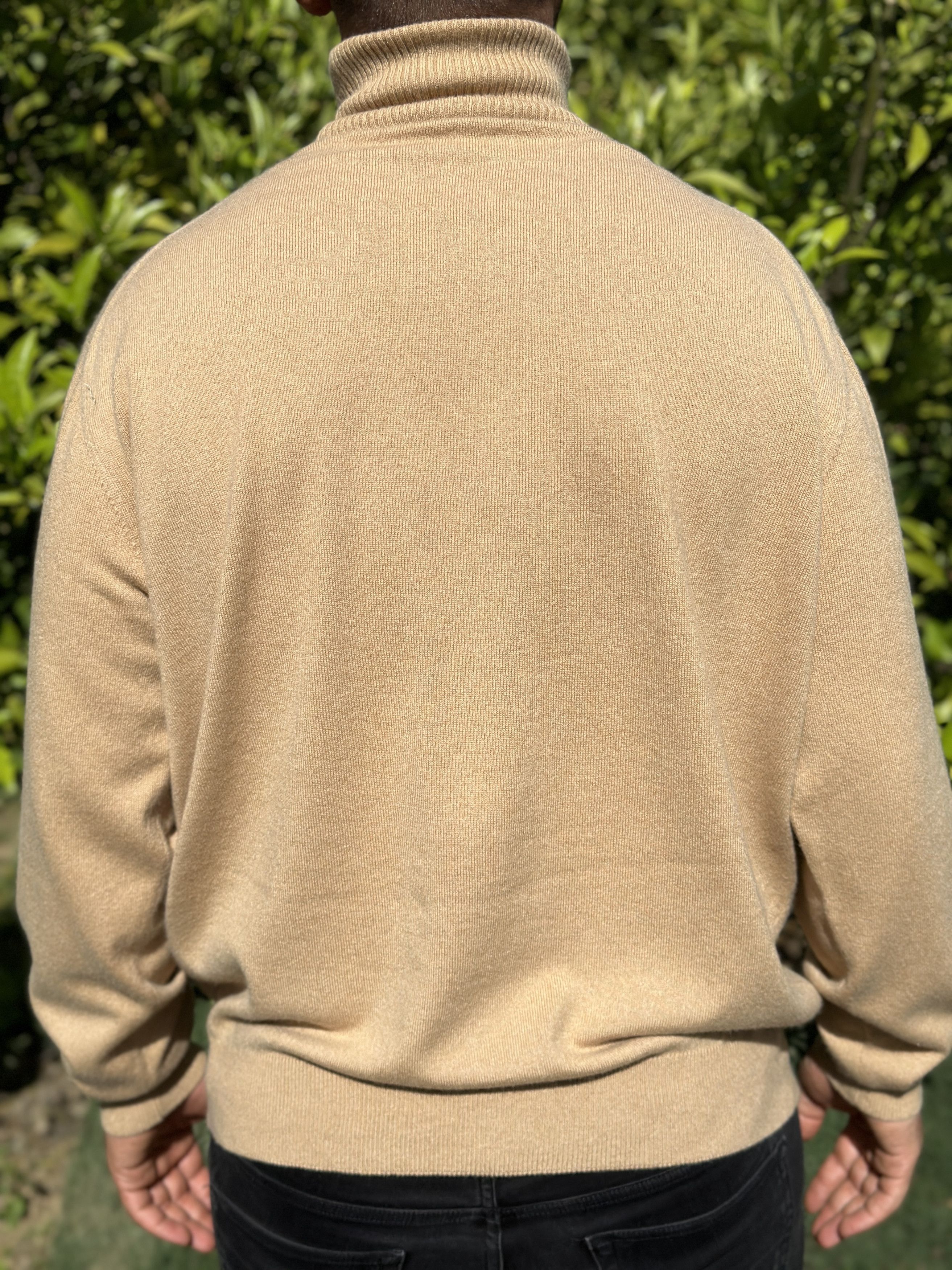 Brioni Cashmere Brioni Solid Light Turtle Neck Size 2XL Slim Fit Size US XXL / EU 58 / 5 - 3 Thumbnail