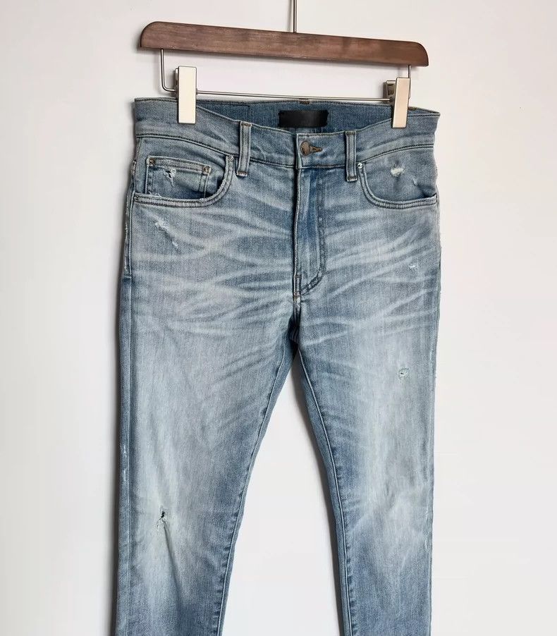 Amiri Amiri Washed to destroy jeans 2501-Nextarrow Size US 30 / EU 46 - 2 Thumbnail