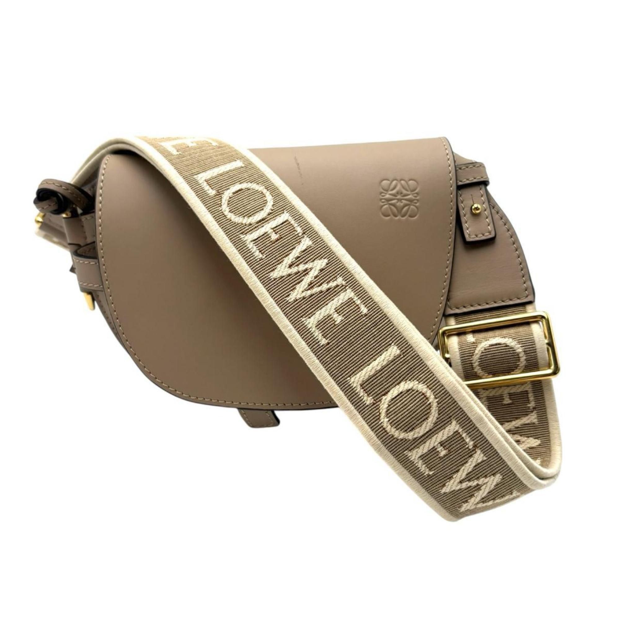 Loewe LOEWE Gade Dual Leather Shoulder Bag/Mini Bag in Beige Size ONE SIZE - 1 Thumbnail