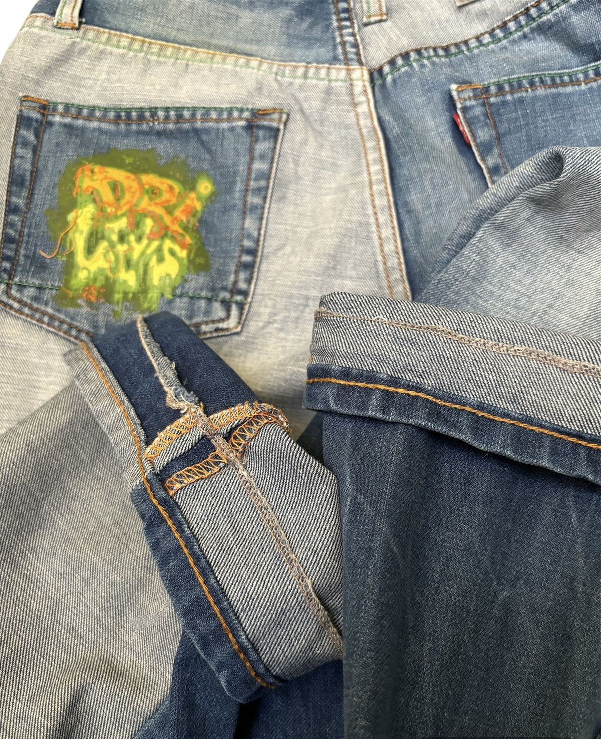 Darren Romanelli Levi's x Darren Romanelli Cargo Denim Pants Size US 30 / EU 46 - 9 Thumbnail