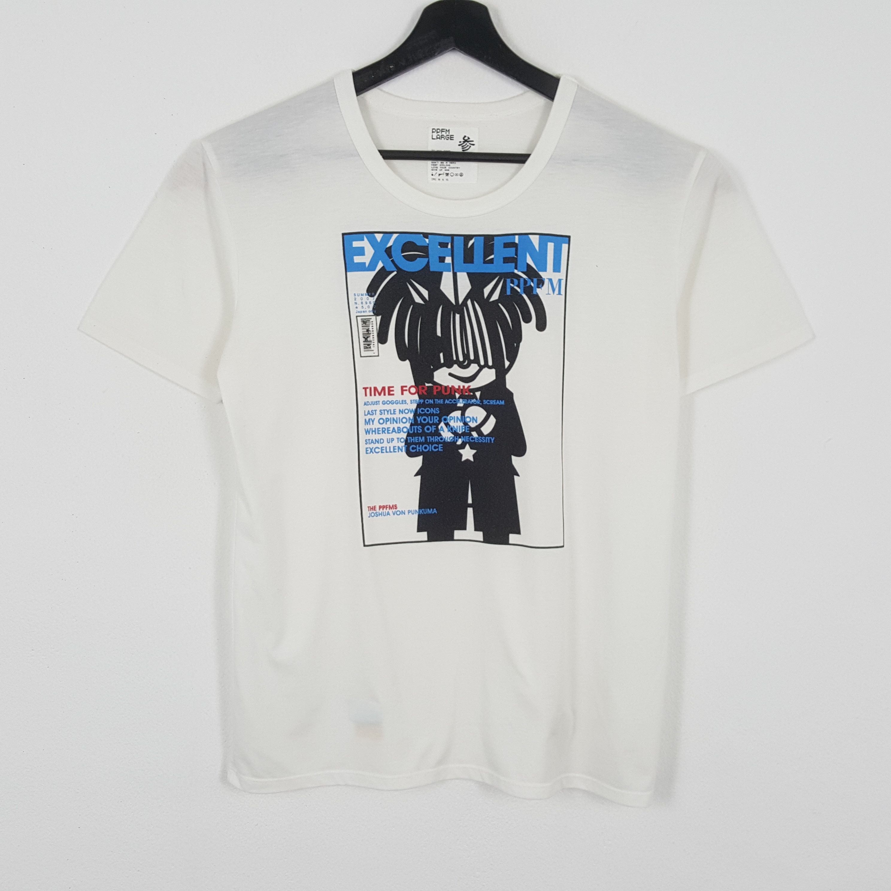 Japanese Brand × PPFM × Vintage PPFM Japanese Brand Streetwear Style Tshirt Size US M / EU 48-50 / 2 - 1 Thumbnail