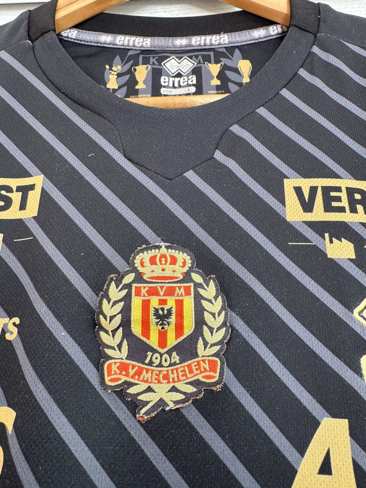 Errea Mechelen 2021-2022 Away Soccer Jersey Football Kit Shirt Size US L / EU 52-54 / 3 - 8 Thumbnail