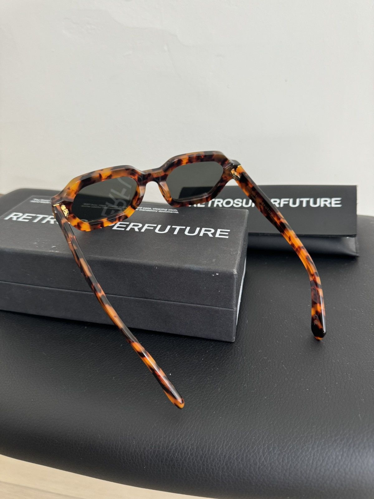 Retrosuperfuture Retrosuperfuture Pooch sunglasses - tortoise shell Size ONE SIZE - 3 Thumbnail