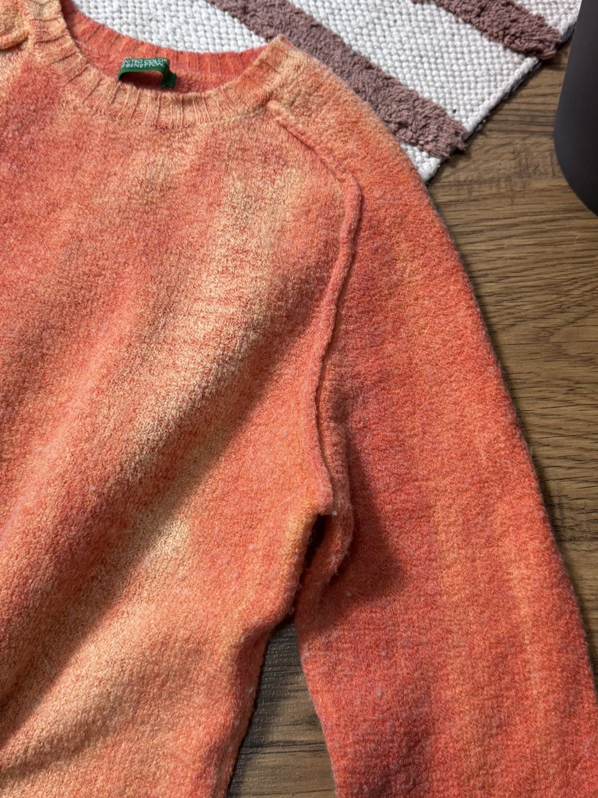 United Colors Of Benetton UNITED COLORS OF BENETTON ITALY TERMO WOOL SWEATER Size S / US 4 / IT 40 - 4 Thumbnail