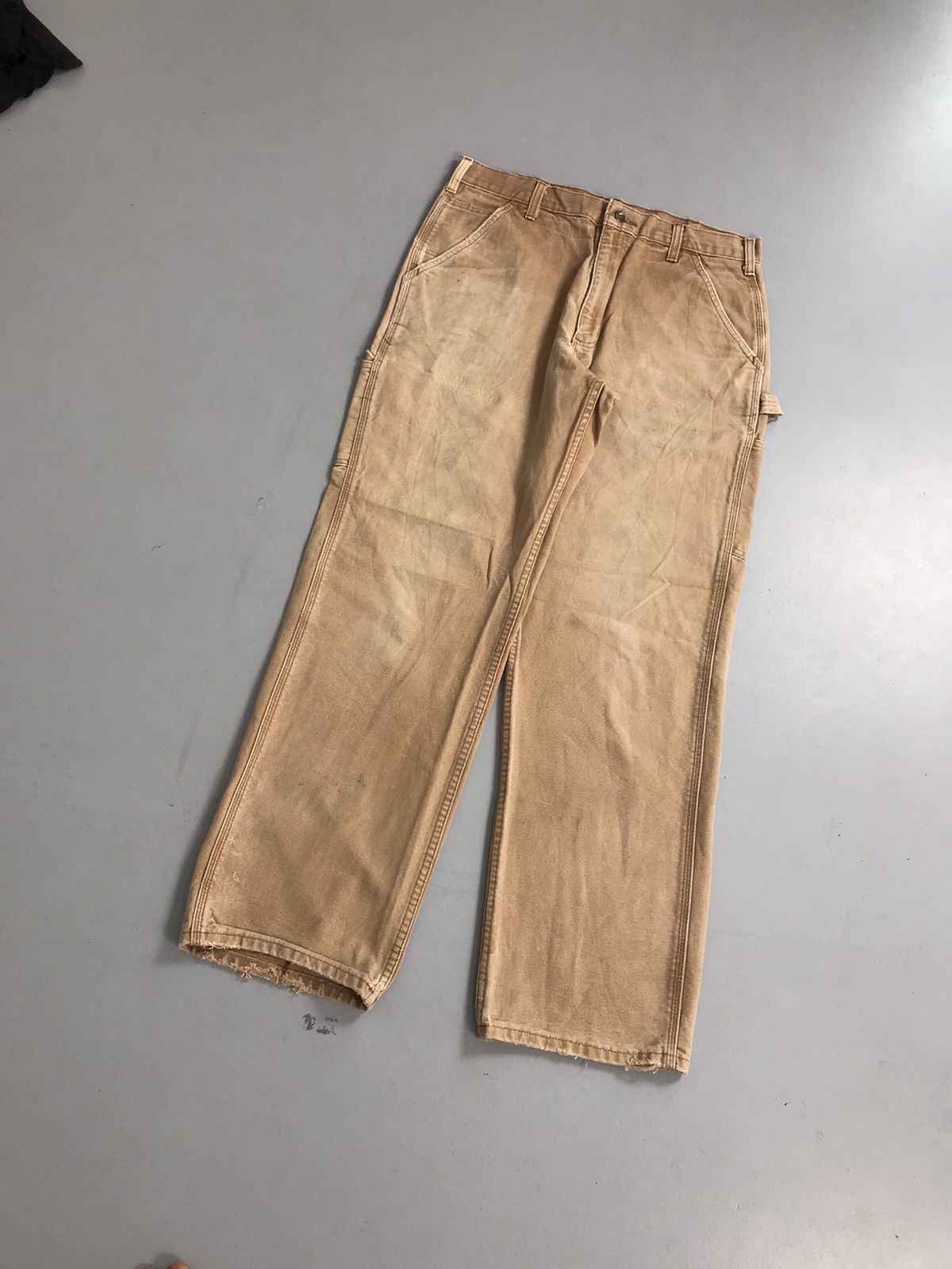 Carhartt Vintage Carhartt B11 BRN carpenter workwear denim Size US 34 / EU 50 - 3 Thumbnail