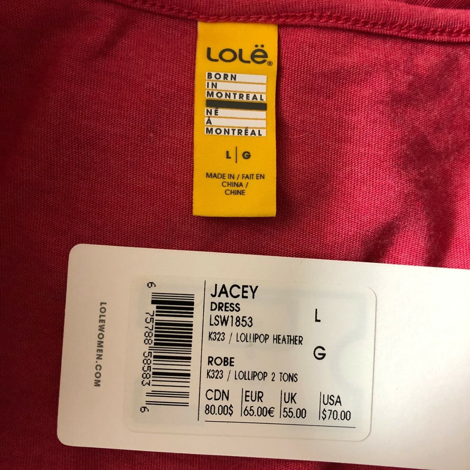 Other Lole Jacey Dress Maxi Drawstring Drop Waist Sleeveless Pink Size L / US 10 / IT 46 - 3 Thumbnail